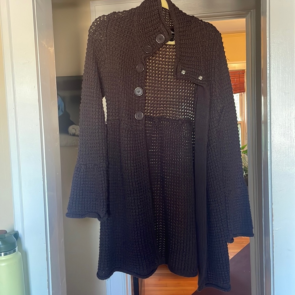 It’s our time bell sleeve cardigan